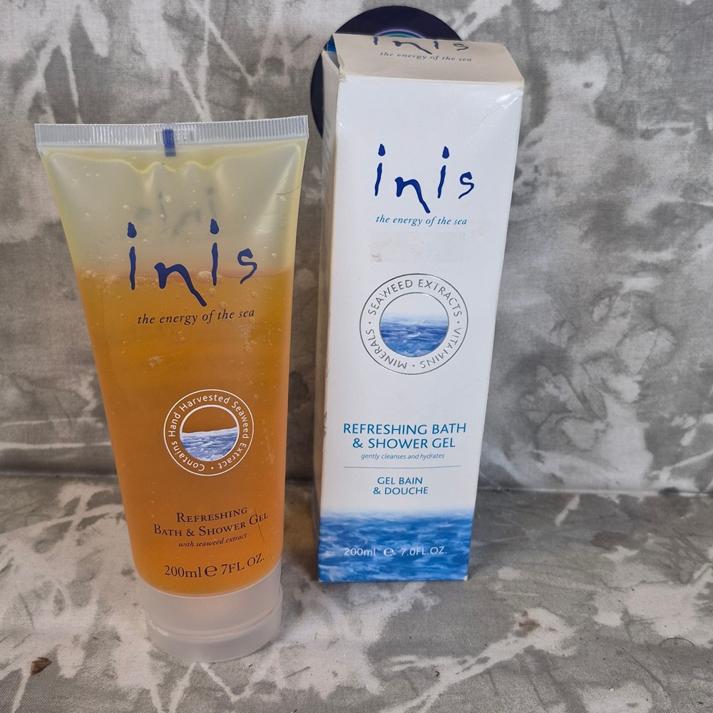Inis the Energy of the Sea Refreshing Bath & Shower Gel 200ml 7oz Seaweed Ext